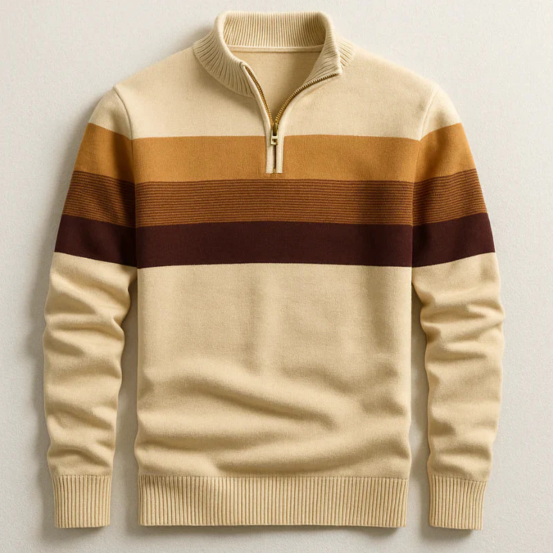 Nikodem | Sweter w paski męski - Image 3
