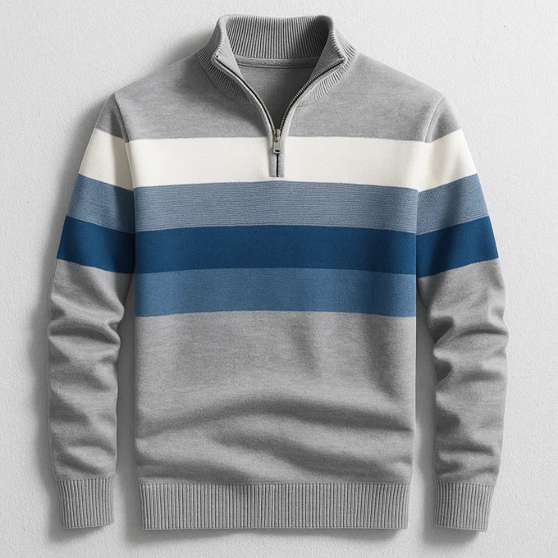 Nikodem | Sweter w paski męski - Image 5
