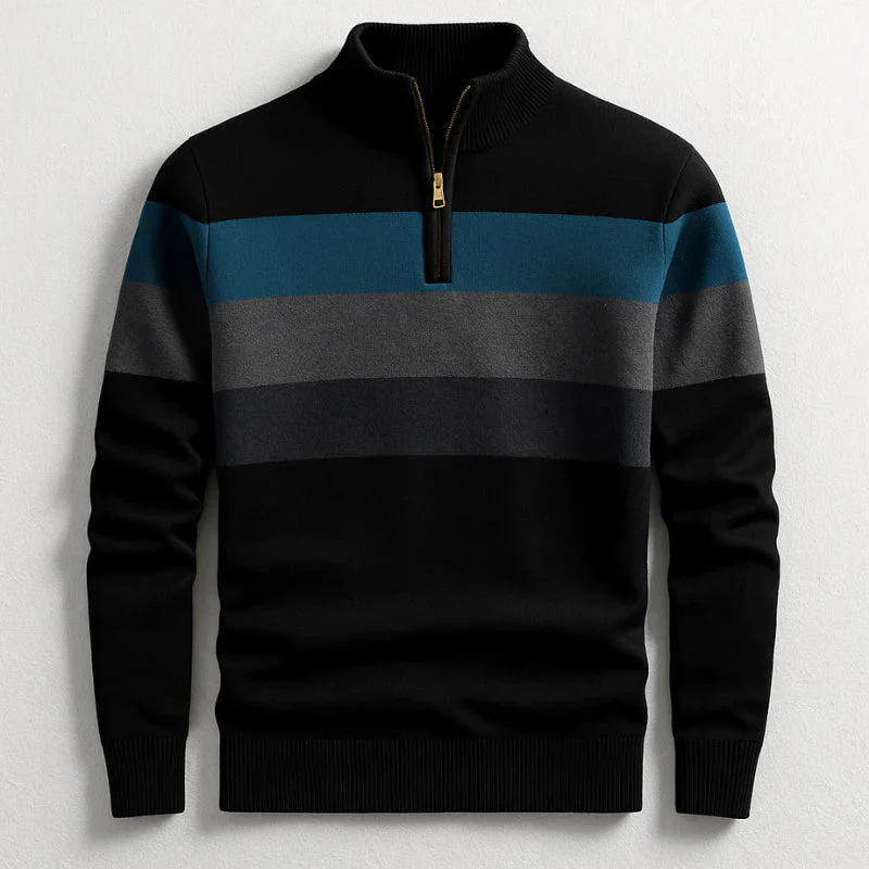 Nikodem | Sweter w paski męski - Image 6