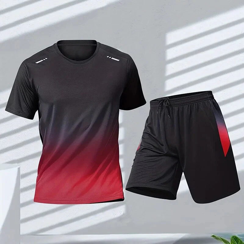 Oliwier | Sportowy zestaw męski z nadrukiem gradientowym - Image 2