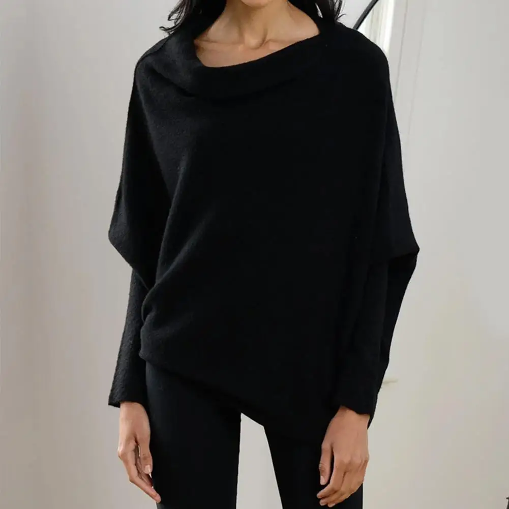 Patrycja | Oversize sweter damski z dekoltem w łódkę - Image 4
