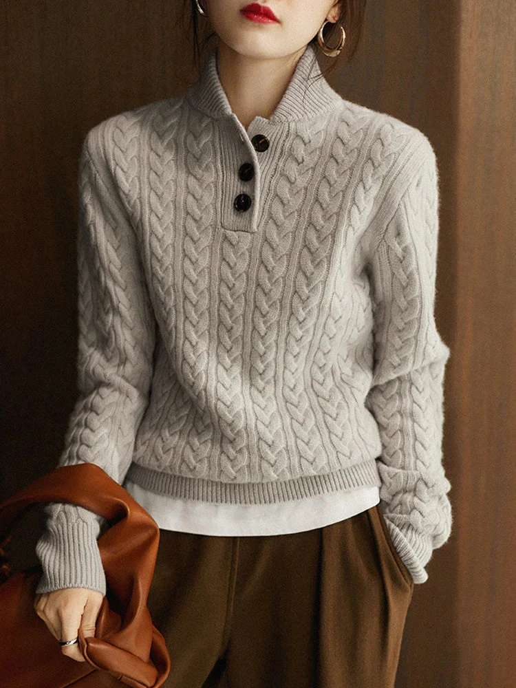 Paulina | Oversize’owy dzianinowy sweter damski - Image 13