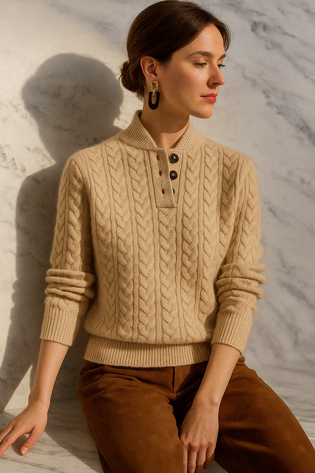 Paulina | Oversize’owy dzianinowy sweter damski - Image 21
