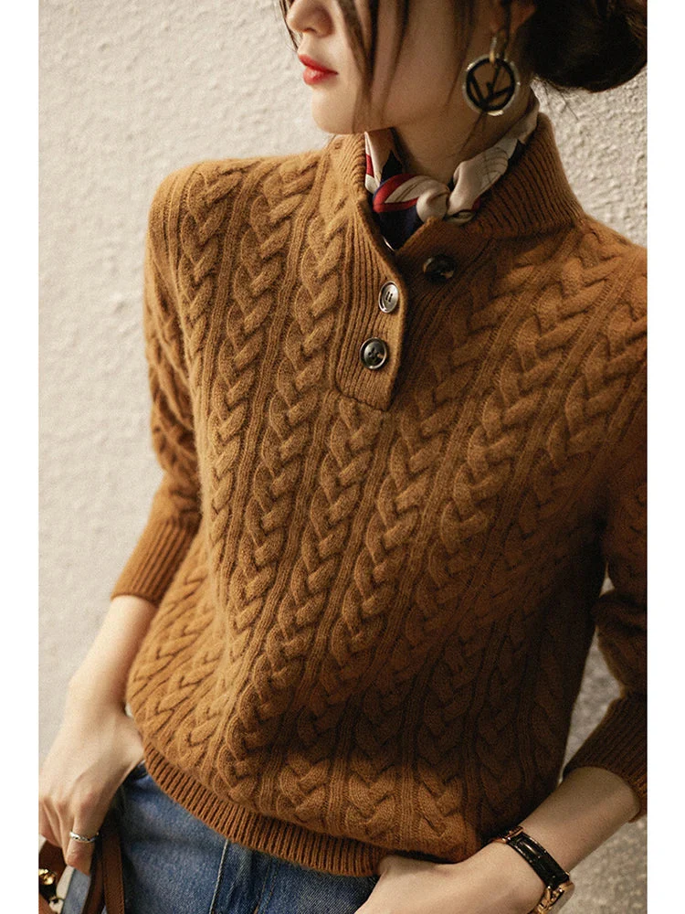 Paulina | Oversize’owy dzianinowy sweter damski - Image 3