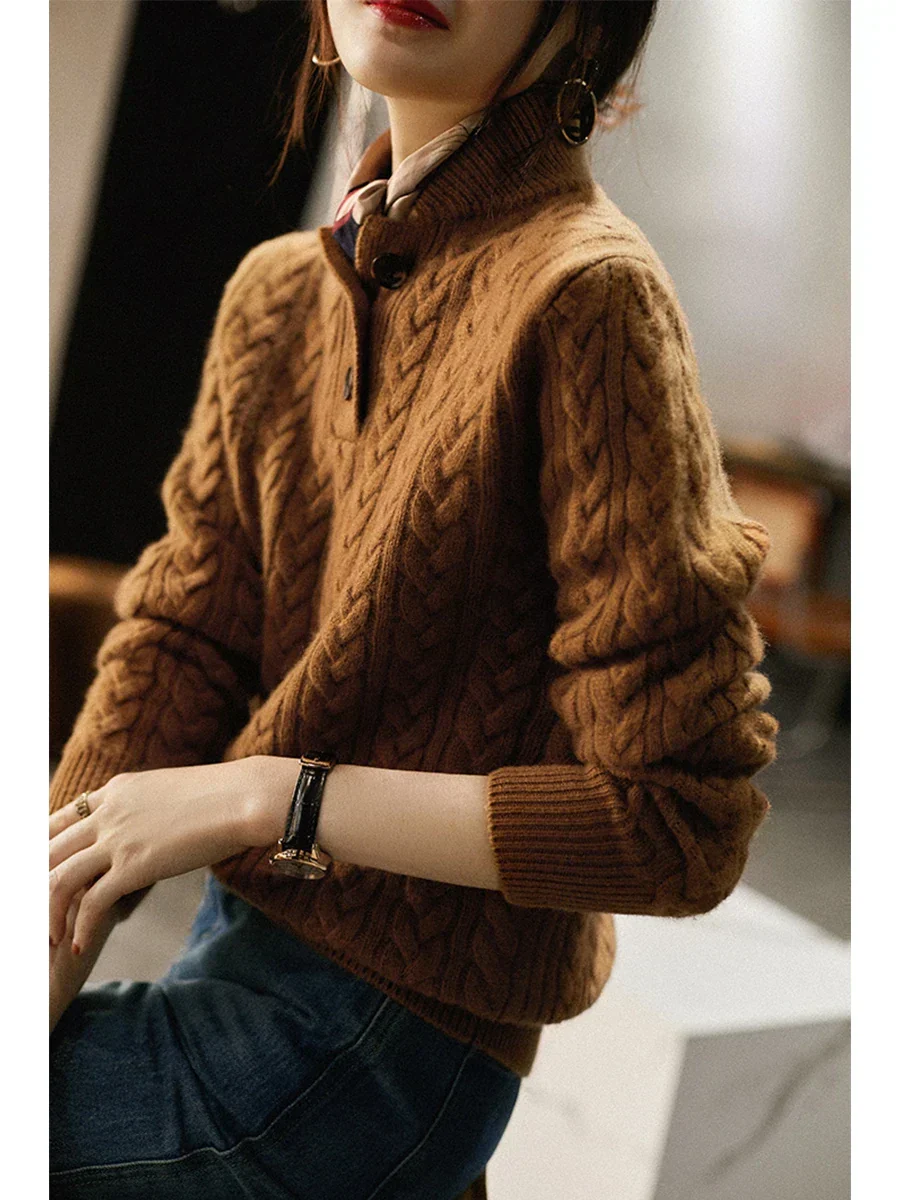 Paulina | Oversize’owy dzianinowy sweter damski - Image 4