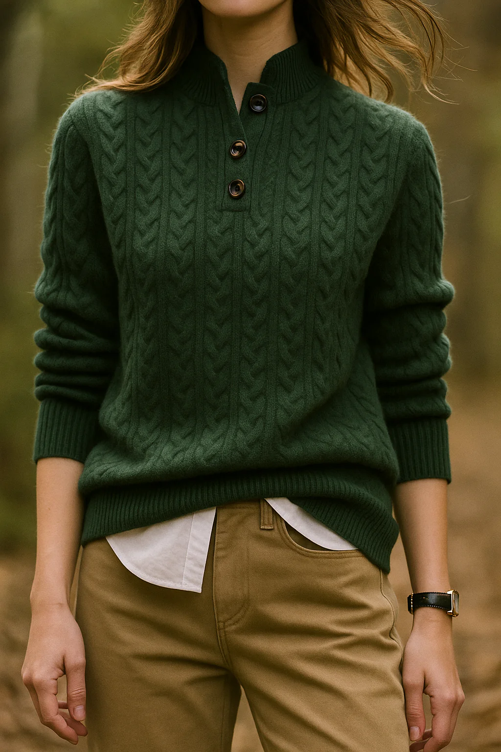 Paulina | Oversize’owy dzianinowy sweter damski - Image 5