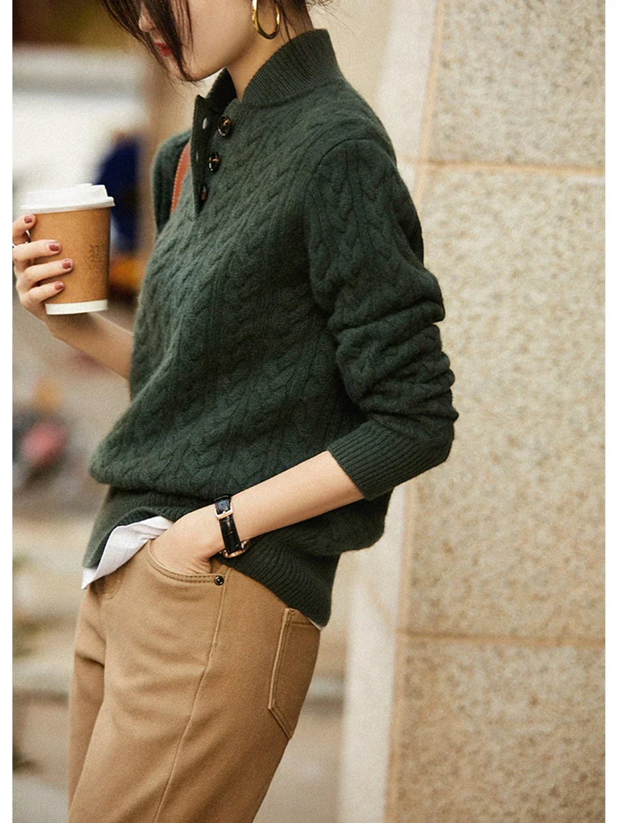Paulina | Oversize’owy dzianinowy sweter damski - Image 7