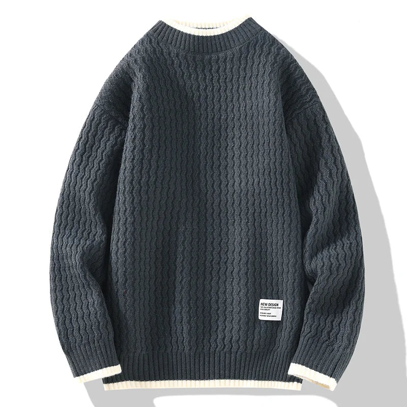Paweł | Sweter z dzianiny męski - Image 9
