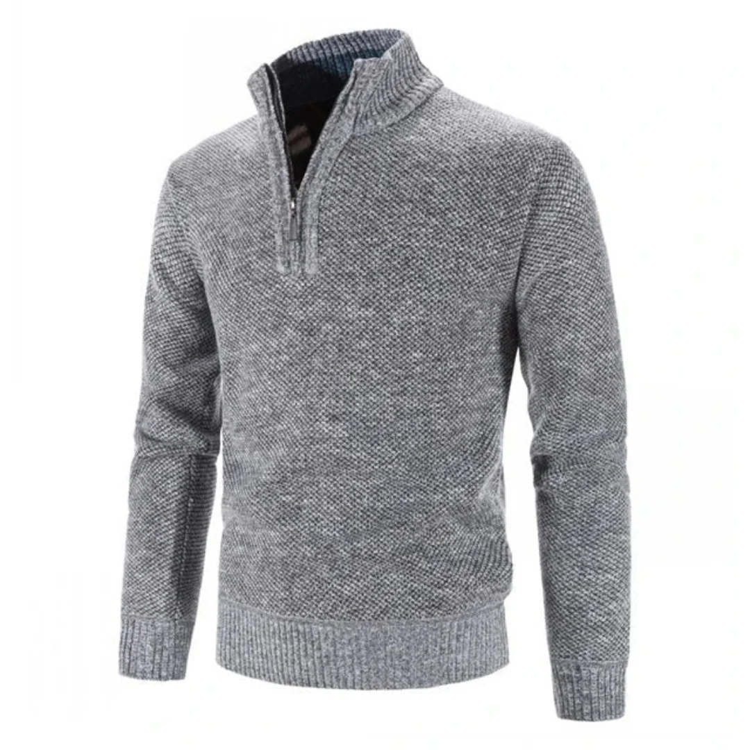 Rafał | Sweter męski z zamkiem - Image 2