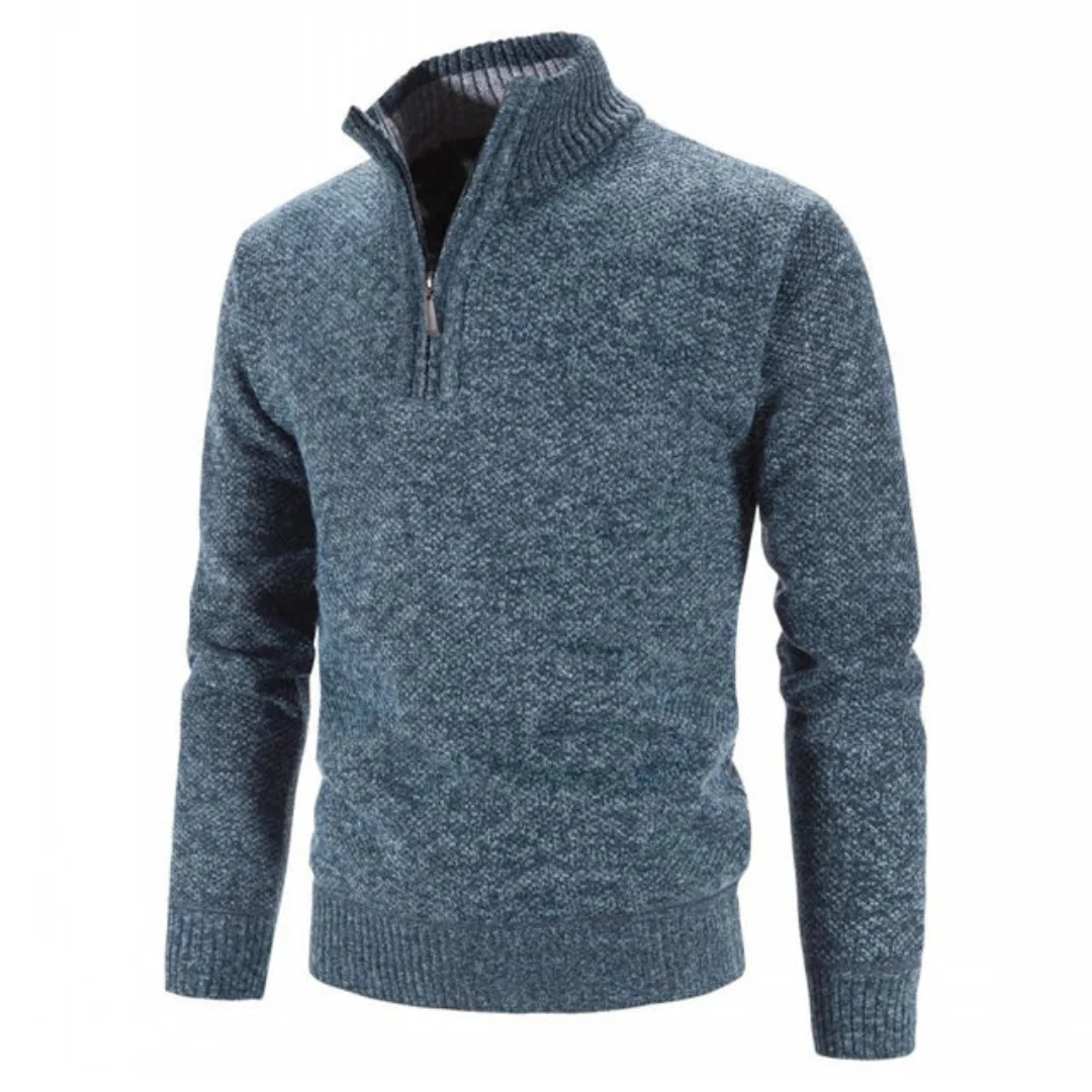 Rafał | Sweter męski z zamkiem - Image 5