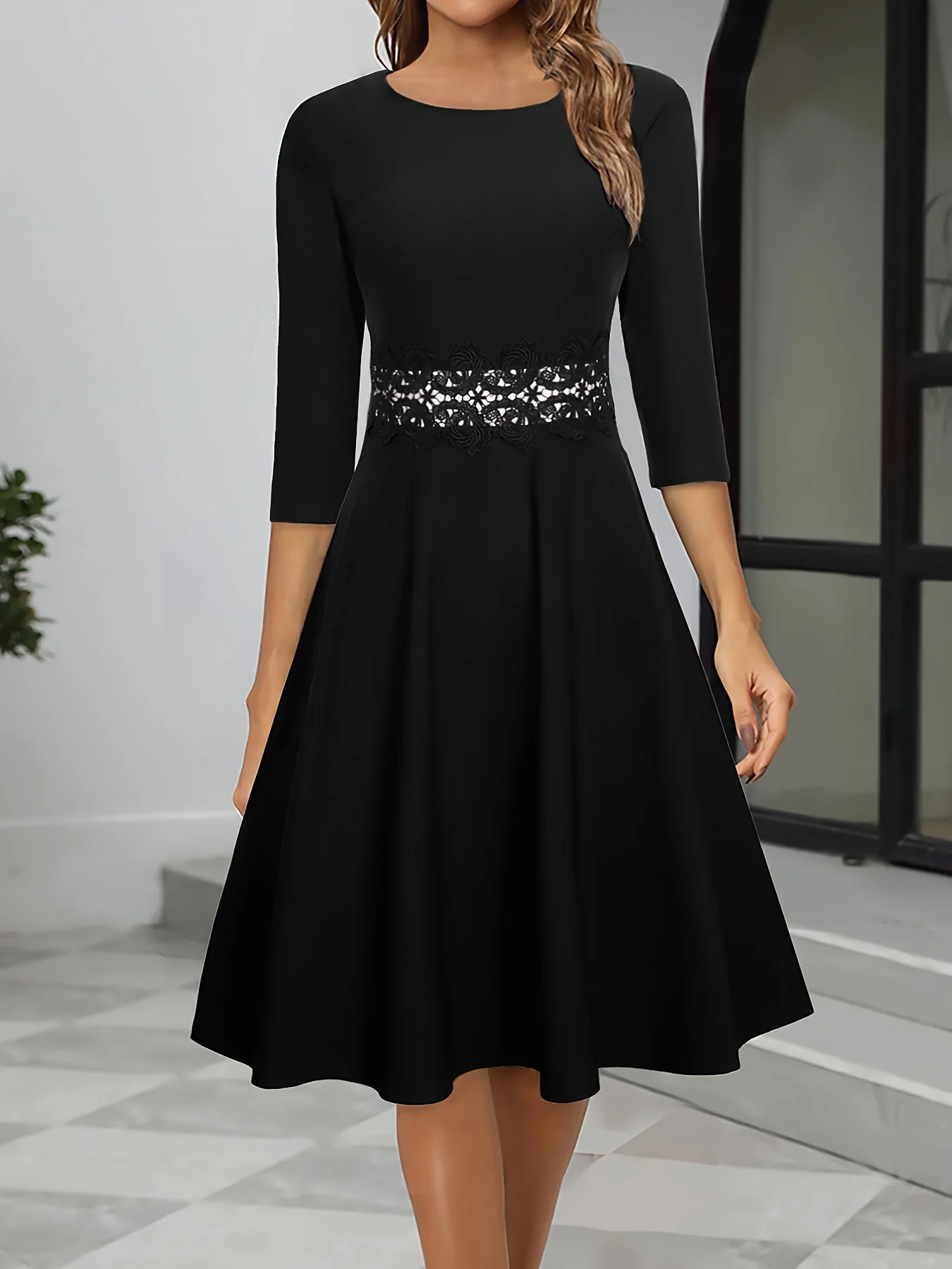 Renata | Elegancka sukienka midi wieczorowa damska - Image 4