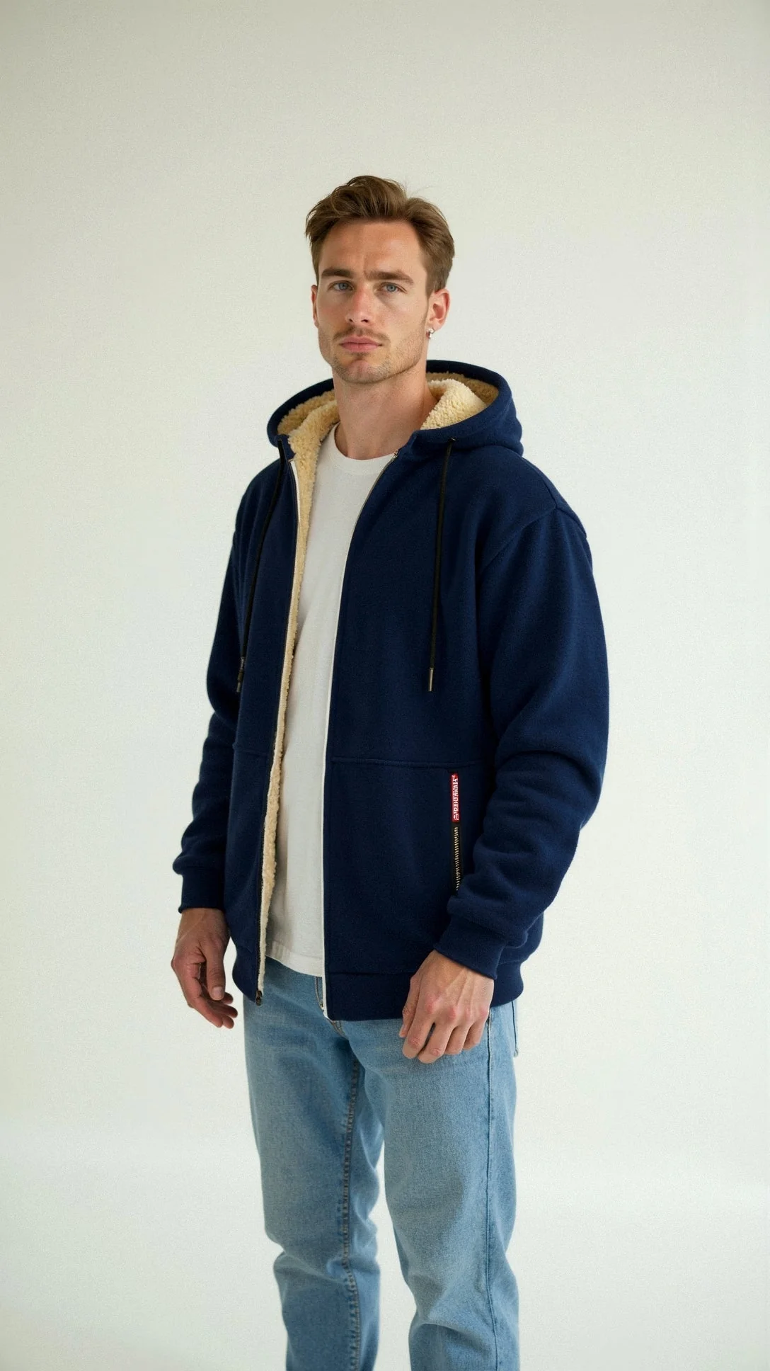 Théo | Bluza męska z kapturem ocieplana - Image 11