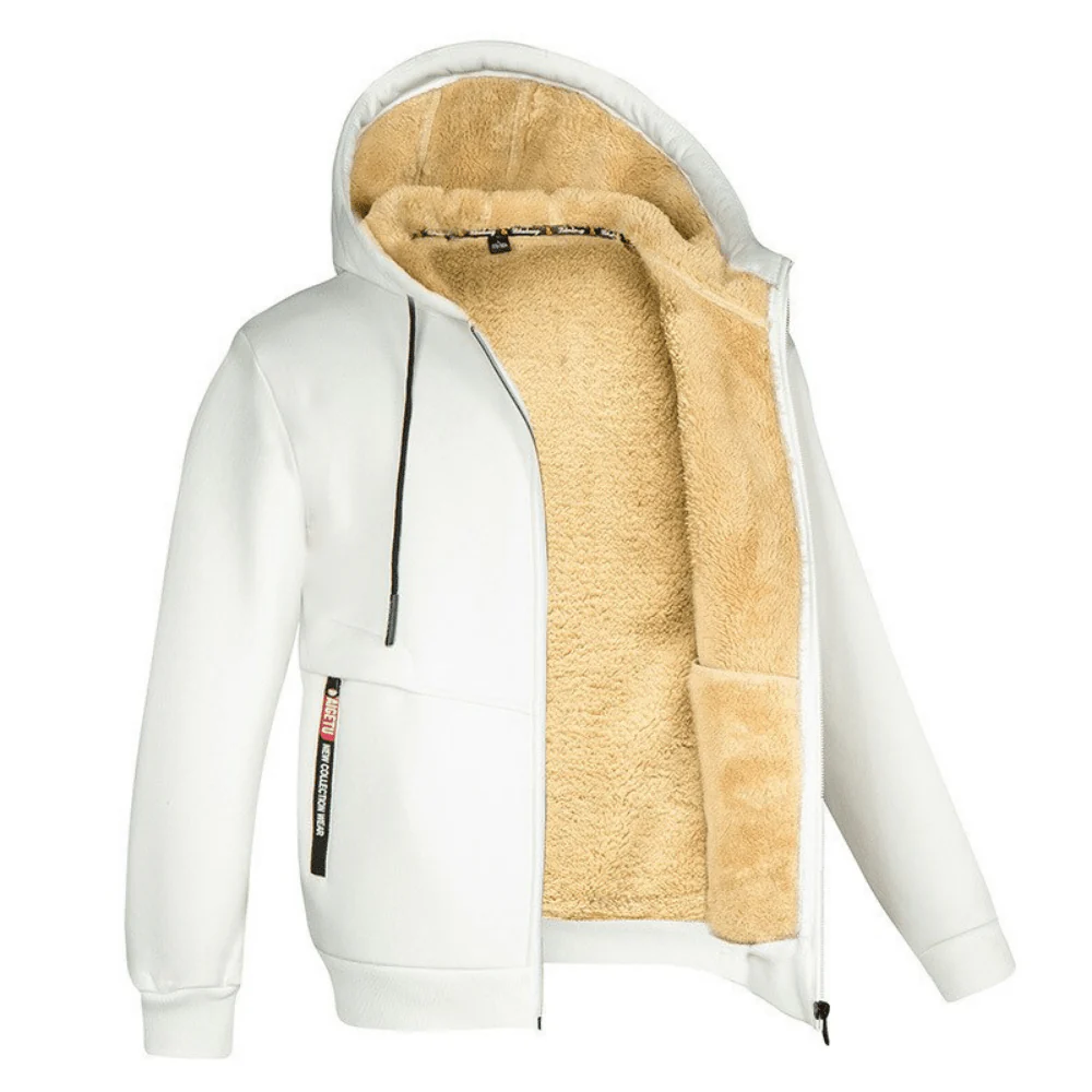 Théo | Bluza męska z kapturem ocieplana - Image 4