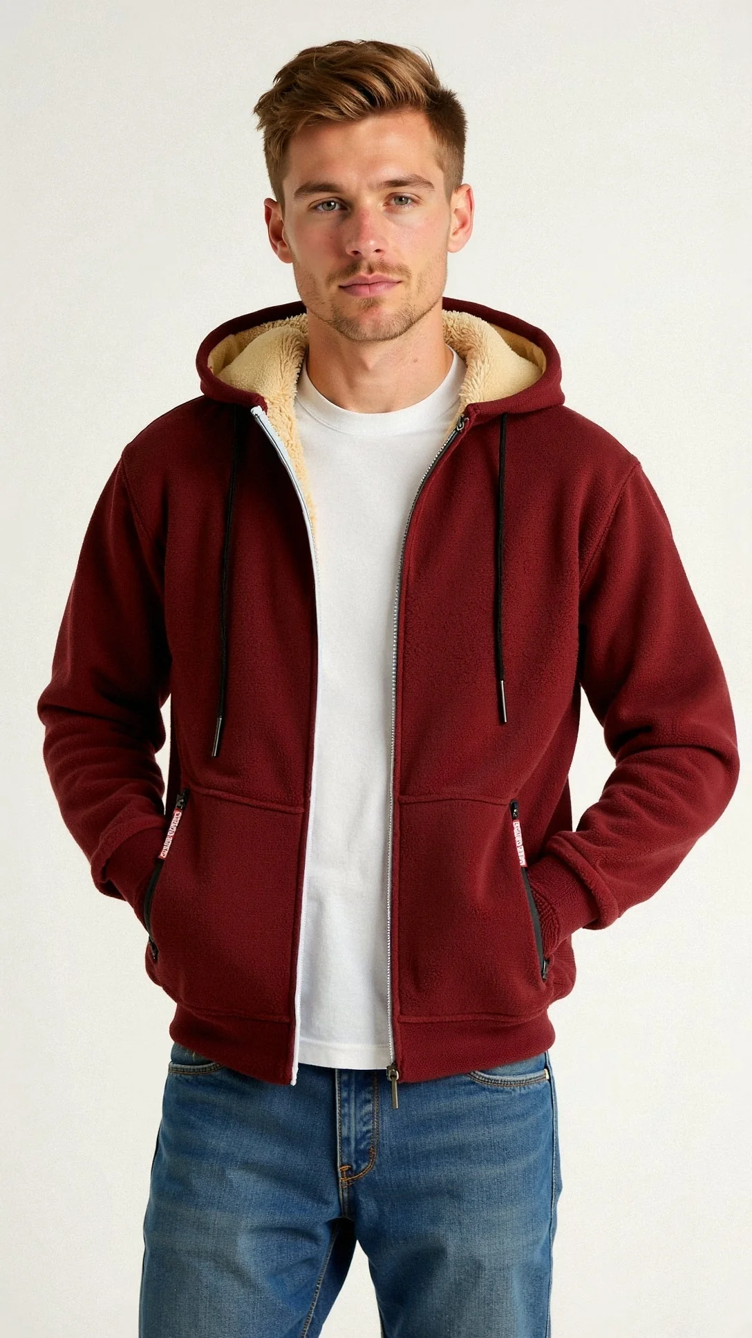 Théo | Bluza męska z kapturem ocieplana - Image 7