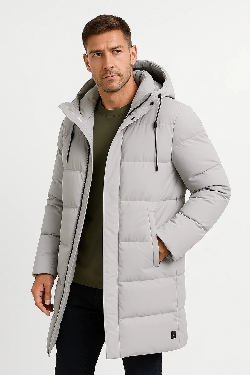 Zejd | Pikowana zimowa parka męska - Image 5